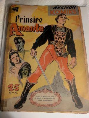 1950s Filipino Vintage Comics Lot "Komiks, Prinsipe Amante And Covers. AS IS.