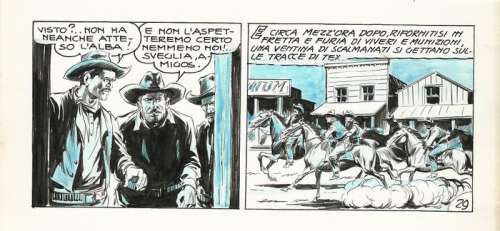 Tex s. Gila n. 2 - Galep - striscia originale - EO - (1957) | Catawiki