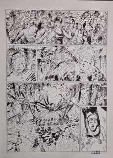 Nico Van De Walle/André Taymans - planche originale(28) - Caroline Baldwin