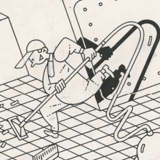 Goffin, Alain - Dessin original - Les Machines (2000) | Catawiki