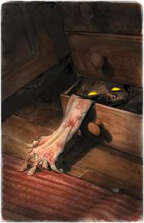"HARROW COUNTY" #1 COVER ORIGINAL ART BY TYLER CROOK.
