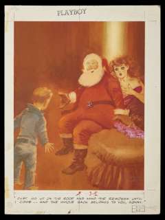 Playboy Archive | Elmer Simms Campbell (American, 1906-1971) "Santa" | Julien’s