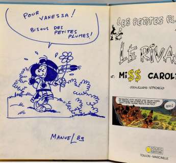 Manuel -Les Petites... | Manuel -Les Petites Plumes T1 Le Rival - EO 1989 Editions... | Arthema Auction