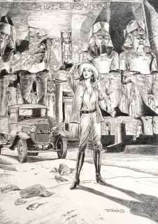 Ersel  - Illustration originale - Le gardien de la Lance  - (2002) | Catawiki