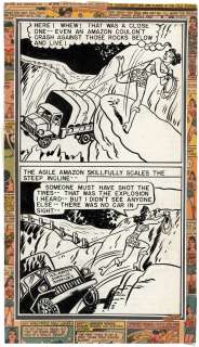 GOLDEN AGE WONDER WOMAN UNPUBLISHED ORIGINAL ART BY H.G. PETER. | Hake’s