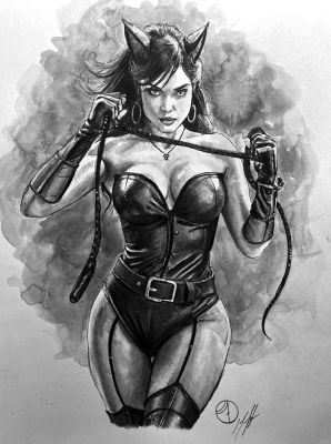 Jay Fife | Catwoman with bullwhip | Raremarq (Buy It Now)