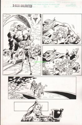 Ian Gibson | X-Men Unlimited 1 pg 9 | Artcoholics