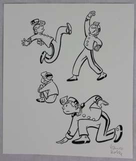 Hanco Kolk - Originele tekening - Robbedoes - Illustration de la fresque Ã  Middelkerke - (2016) | Catawiki