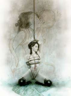 Luis Royo | THE GREEN HOUSE SHIBARI V | Laberinto Gris