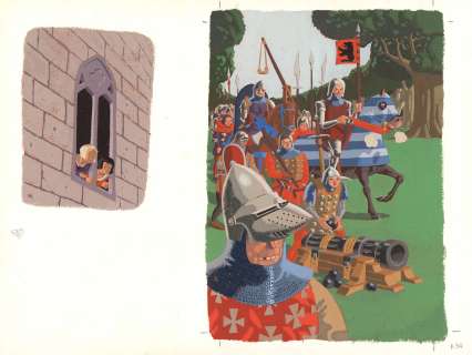 Olivier Schwartz (Né... | Basile contre les Têtes-en-fer Technique mixte sur... | Tessier Sarrou