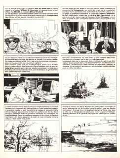 William Vance (1935-... | XIII - Secret défense Encre de Chine sur papier pour... | Tessier Sarrou