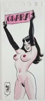 Jordi Bernet - illustraz. originale "Clara" - Page volante | Catawiki