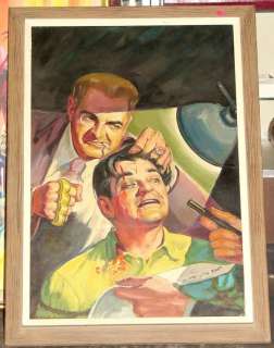 4051: PULP PAINTING. CRACK DETECTIVE. | Weiss Auctions