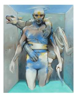 Enki Bilal  - VERTEBRATI COUPLE II – Acrylique sur toile signé et daté par l’artiste ( 2014) 