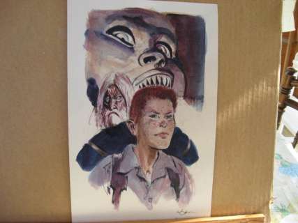 Follet, René - Dessin original en couleur - Hommage a MiTacq - Jacques Le Gall | Catawiki