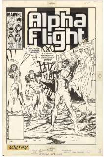 John Byrne - Alpha Flight #27 Cover