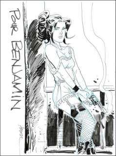 Astier. Dessin dédicacé Le venin | BDEnchères