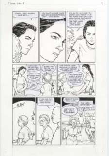 Terry Moore | Motor Girl Issue 9 Page 8 Original Art | Terry Moore