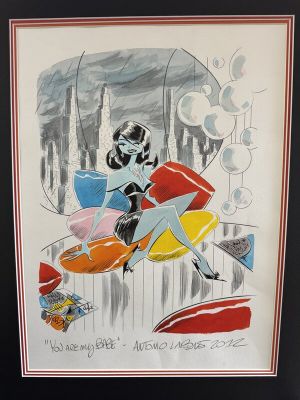 Antonio Lapone | Antonio LAPONE SUPERBE AQUARELLE SUR PAPIER | 2DGalleries