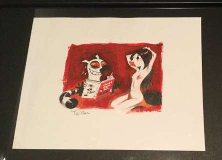 Tarrin, Fabrice - Dessin original en couleur - Charlotte Gainsbourg mon amour  (2010) | Catawiki