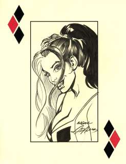 Neal Adams | Harley Quinn B Head Sketch | Neal Adams