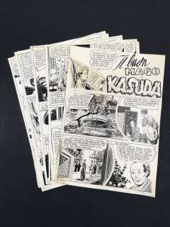 Liliana Fantoni - Storia completa 11x tav. origin. "Il Buon Mago Kasuda" - Page volante - EO - (1950) | Catawiki