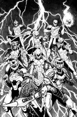 Gavin Smith | Gavin Smith - Power Rangers Prime #12 Cover | Modern Mythology Comic Art