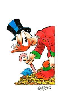 Bas Heymans - Uncle Scrooge - Suspicious - Art préliminaire original | Catawiki