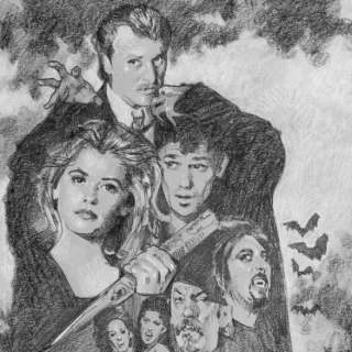 Drew Struzan - Buffy the Vampire Slayer Black and White Comp