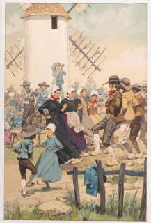 Jean Léon Huens... | Jean Léon HUENS (1921-1982) Danseurs dans un fête vendéenne Gouache... | Drouot Estimations