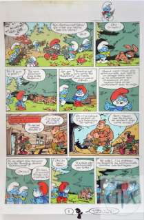 Studio Peyo/Les Schtroumpf. Mise en couleurs originale… | Dagoty