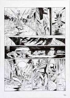 Hub | Okko, planche n°26 Ã  l’encre de Chine de l’épis… | Banque Dessinée