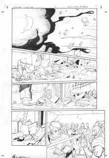 Ramon Perez - Star wars the clone wars #2 p. 10 - obi-wan kenobi, ahsoka tano, & anakin skywalker action