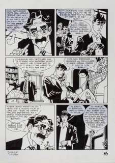 FRANCO SAUDELLI, DYLAN DOG N. 240 - UCRONIA, PAGE 43 | Art-Rite