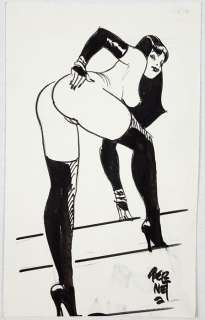 Jordi Bernet - illustraz. origin. "Chiara di Notte" - Page volante | Catawiki