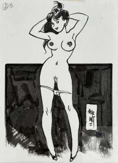 Bernet/Clara de Noche. Dessin orignal illustrant la belle… | Dagoty