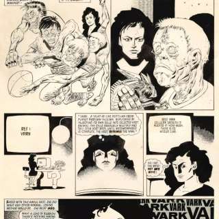 Kevin O’Neill Original Art - Varks Page 21 Prog 503 2000 AD