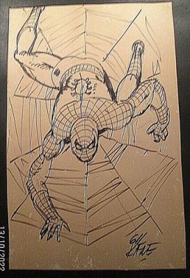 GIL KANE: (11X17 SPIDERMAN DRAWING 1971) INSPIRED SPIDERMAN # 100 COVER | eBay US (Buy It Now)