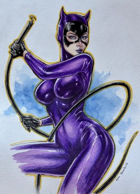 Marc Holanda | Catwoman Illustration 9x12 | Raremarq (Buy It Now)