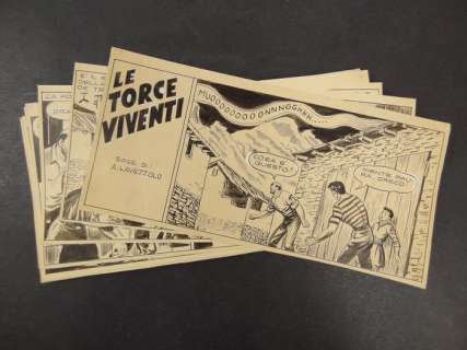 Gim Toro n. 3 - 32x strisce originali - storia completa  - Page volante - (1958) | Catawiki