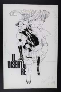 Sergio Zaniboni - "Il disertore" Illustrazione Originale (Master Of Drawing) | Catawiki