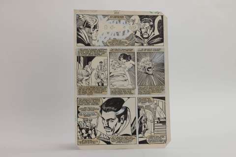 Mark Bright - Thor... | MARK BRIGHT - THOR ET DOCTEUR STRANGE . Planche originale... | Aibo Art Auction