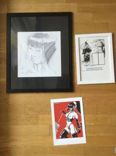 Kogaratsu - Ensemble de 2 Dessins originaux + sérigraphie - Page volante - (2010) | Catawiki