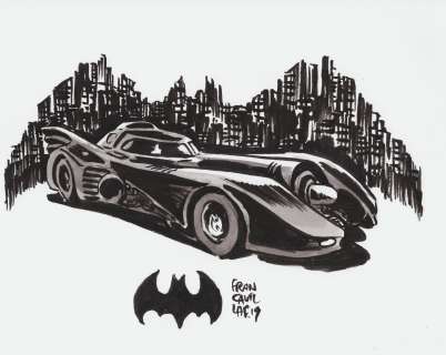 Batmobile by Francesco Francavilla