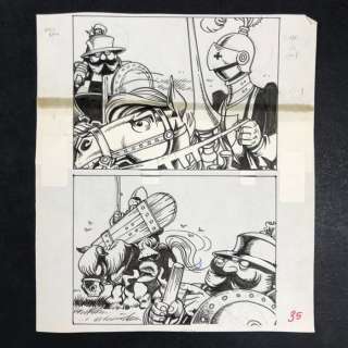 La Compagnia della Forca n. 4 - Magnus & Romanini - tavola originale - Page volante | Catawiki