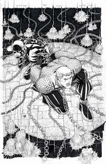Nick Bradshaw | Original Cover - Justice League #23 var. | Art by Canucks