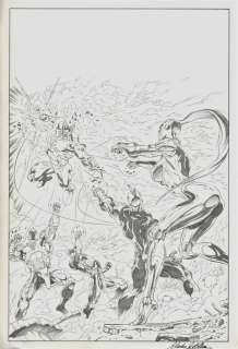 Claudio Castellini - Countdown #25 Cover (Firestorm & Atomic Knights!) 2007