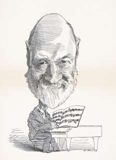 DAVID LEVINE (1926-2009) Charles Ives. | Swann Galleries
