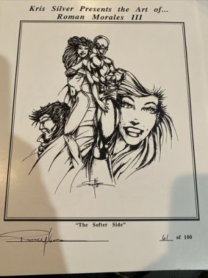 Comic Art Presented by Kris Silver of Roman Morales 5 Limited 61 Of 100 Signed | eBay US (Buy It Now)