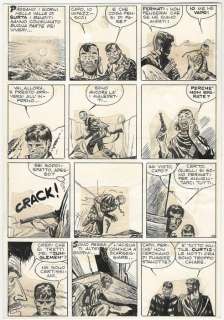 Hugo Pratt - tavola originale "Junglemen!"  - Page volante - (1963) | Catawiki